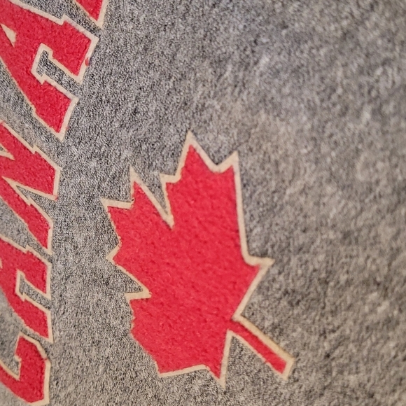 🔶️5 for $30🔶️ CANADA Heather Gray Hooded Sweatshirt - Picture 2 of 7